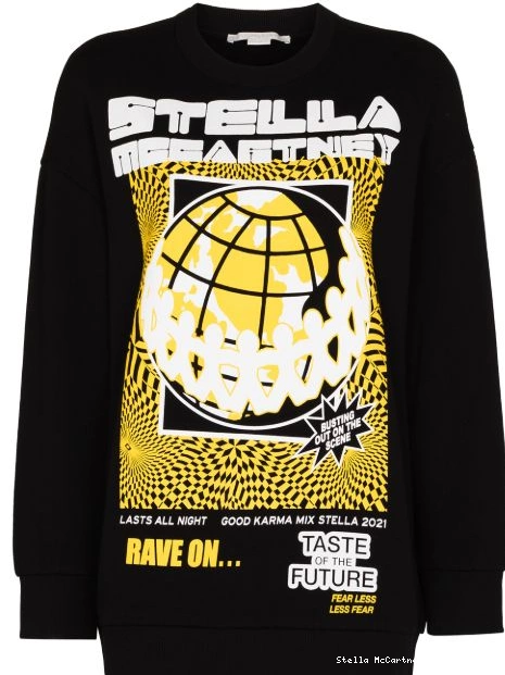 Affordable graphic-print Rave Stella Women McCartney sweatshirt 0413